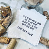 Water To Wine Cocktail Napkins